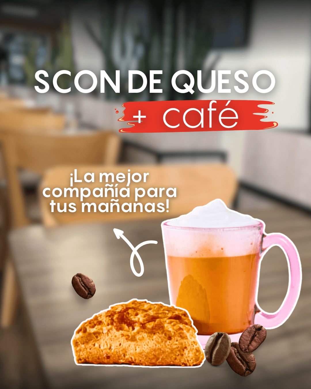Imagen de Promo Scon de queso + café